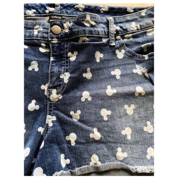 TORRID Disney Mickey Mouse Print Jean Shorts - Picture 4 of 7